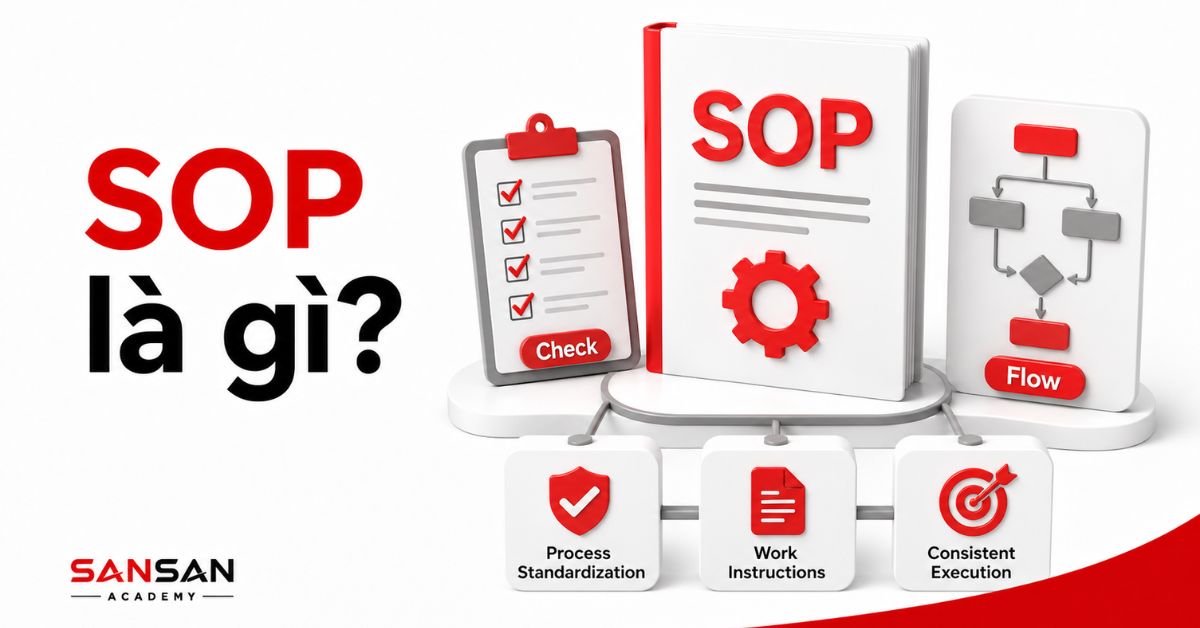 Tài liệu SOP kết nối quy trình, tiêu chuẩn và kiểm soát công việc