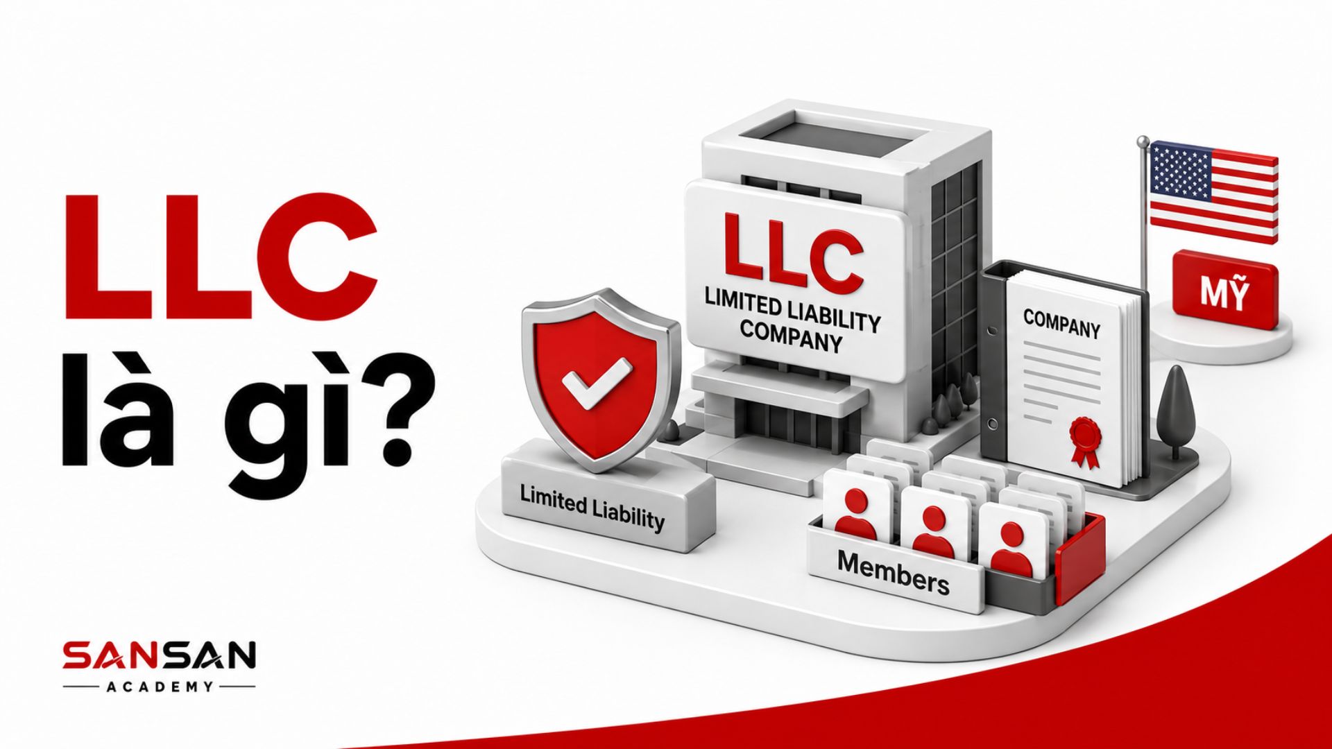 LLC là doanh nghiệp trách nhiệm hữu hạn với chủ sở hữu gọi là thành viên
