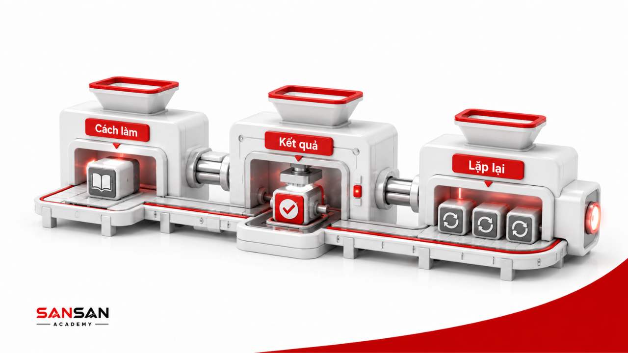 Sở trường thể hiện qua cách làm tốt, kết quả và khả năng lặp lại