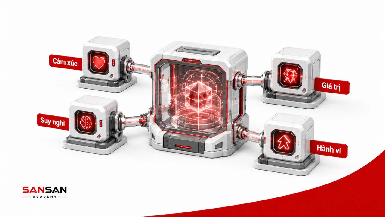 Thấu hiểu bản thân qua cảm xúc, suy nghĩ, giá trị và hành vi