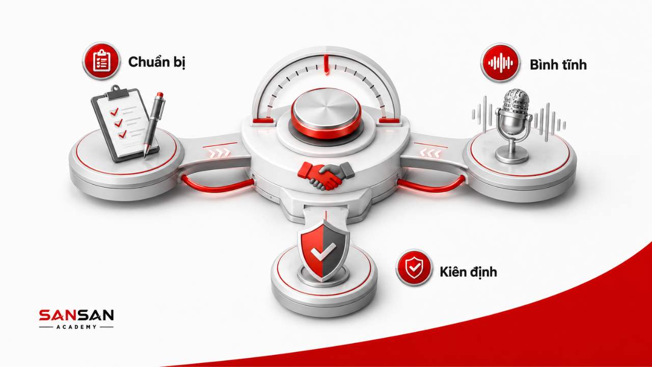 Rèn sự dứt khoát khi từ chối bằng chuẩn bị, bình tĩnh và kiên định