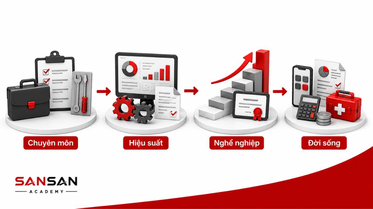 Vai trò của kỹ năng cứng đối với chuyên môn, hiệu suất, nghề nghiệp và đời sống