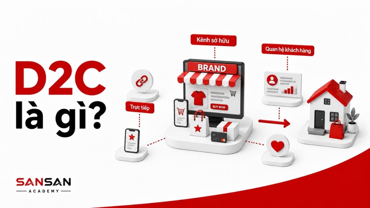 Thương hiệu bán trực tiếp qua kênh sở hữu và giữ quan hệ khách hàng