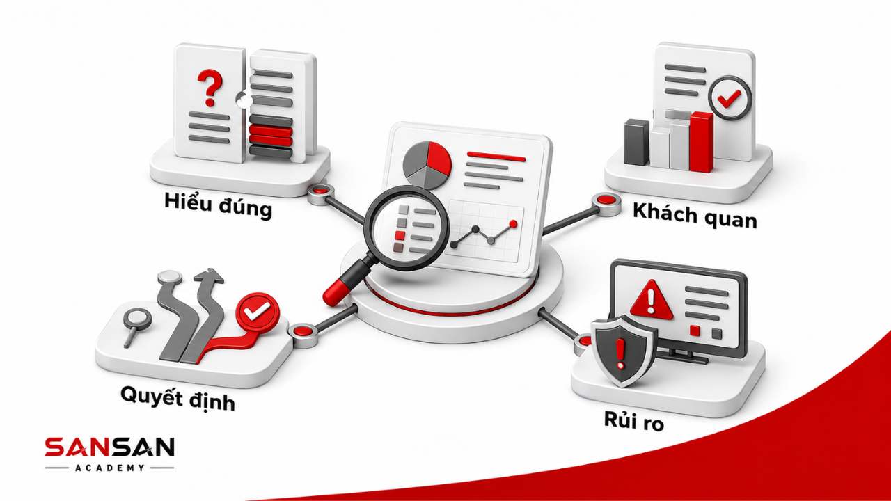 Lợi ích của kỹ năng phân tích gồm hiểu đúng, khách quan, quyết định và kiểm soát rủi ro.