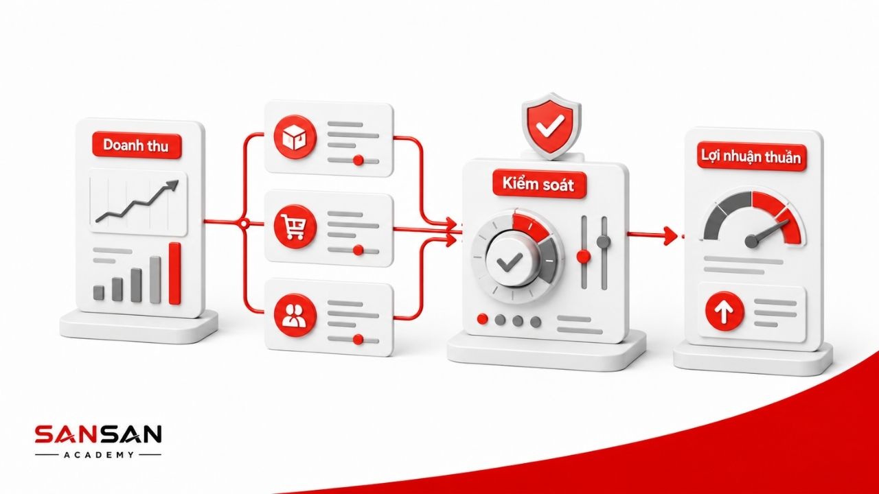 Kiểm soát từng nhóm chi phí giúp bảo vệ lợi nhuận thuần