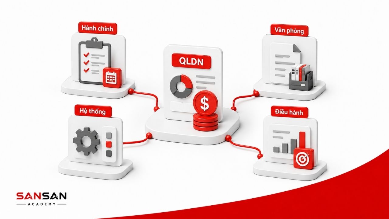 Chi phí quản lý phản ánh nguồn lực dành cho bộ máy điều hành