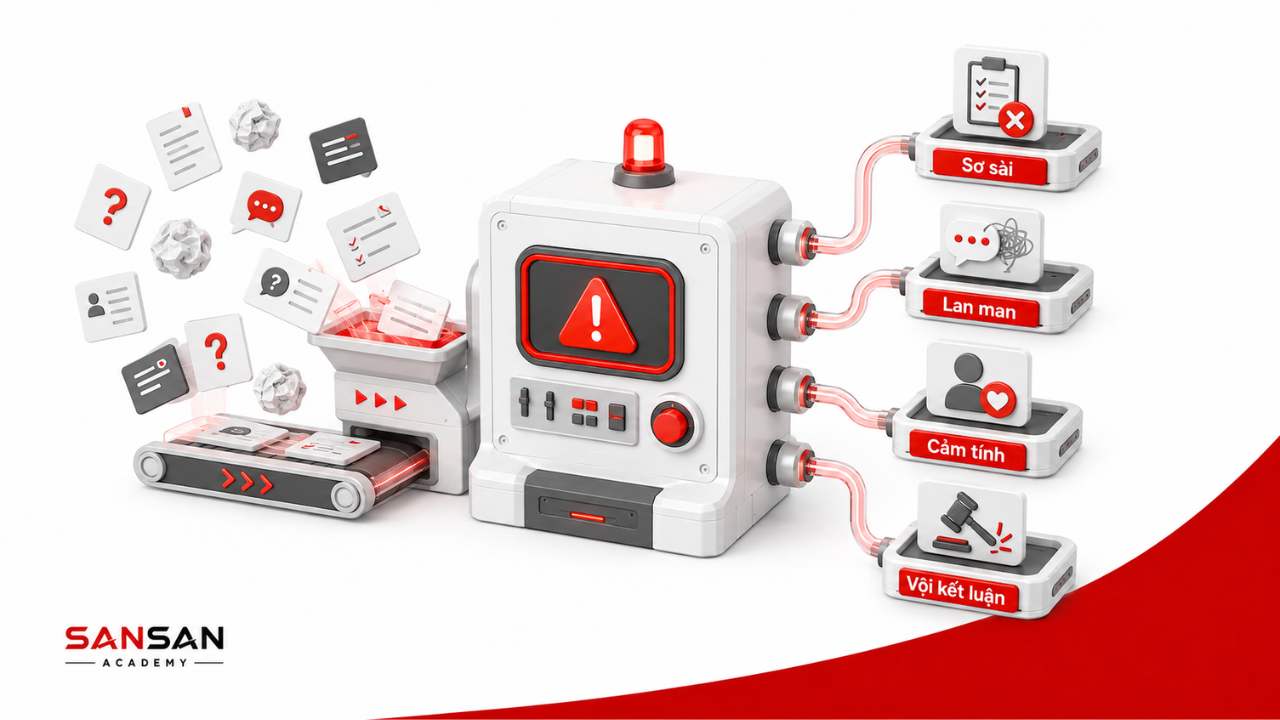 Những lỗi làm giảm hiệu quả phỏng vấn gồm chuẩn bị sơ sài, nói lan man, đánh giá cảm tính và vội kết luận