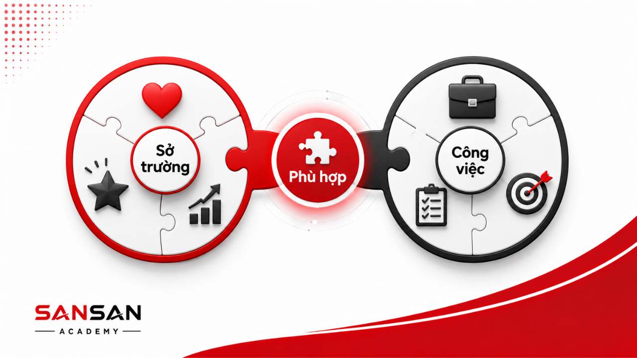 Sự phù hợp giữa sở trường cá nhân và yêu cầu công việc trong thuyết con nhím