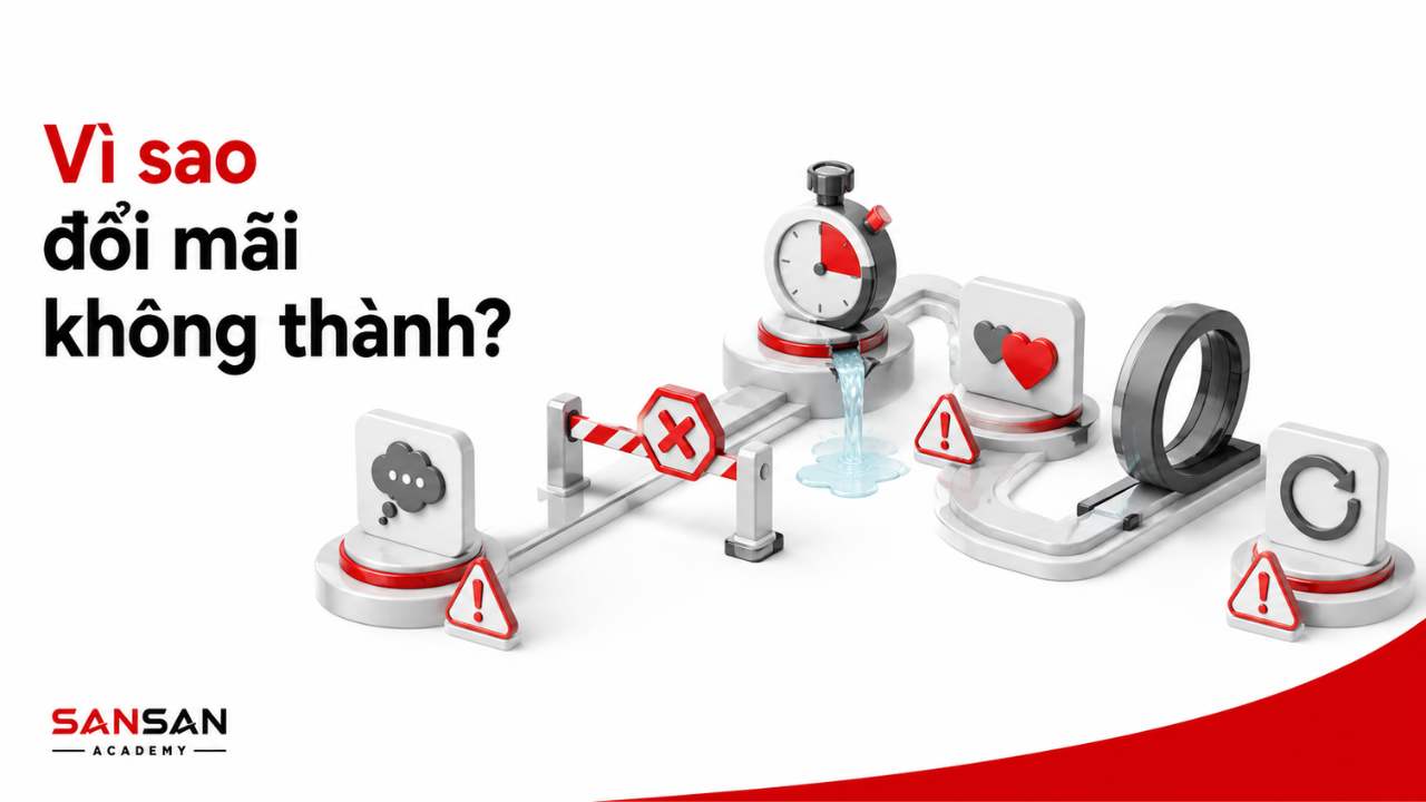Những điểm nghẽn khiến quá trình thay đổi bản thân liên tục thất bại và quay về cách cũ