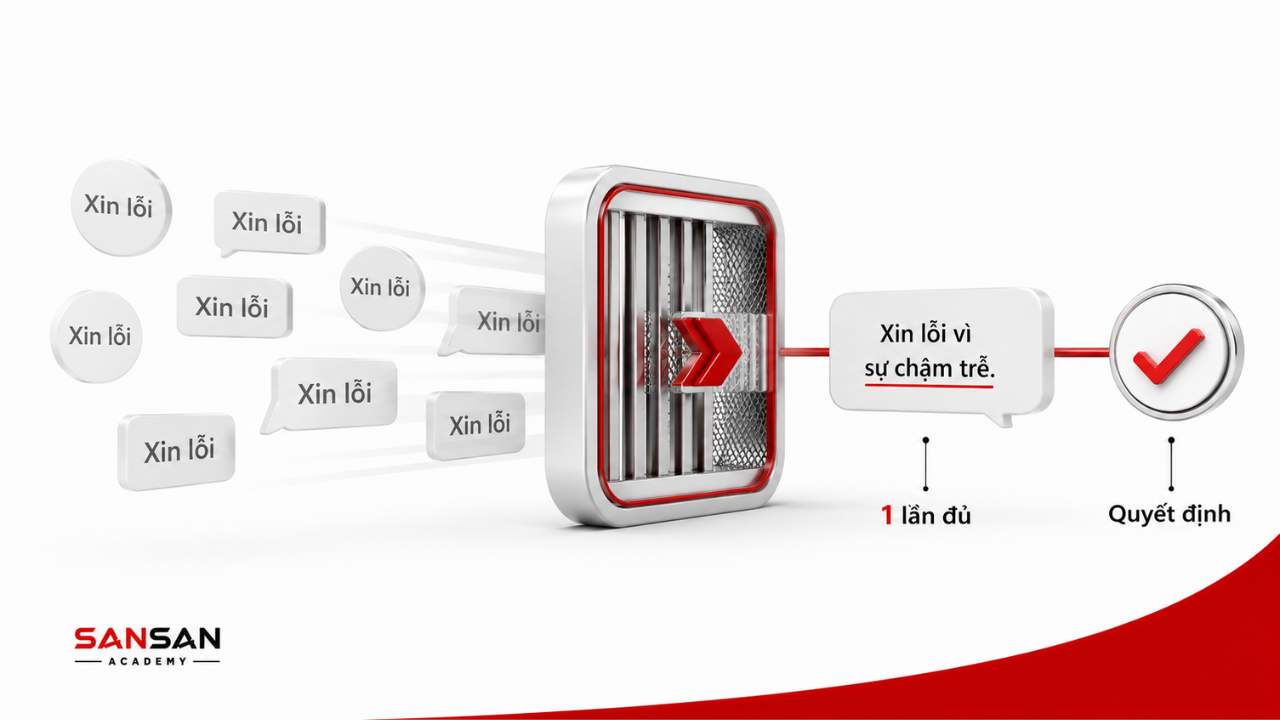 Chuẩn bị trước, giữ giọng điệu bình tĩnh và kiên định với quyết định giúp bạn từ chối mà không tạo cảm giác công kích.