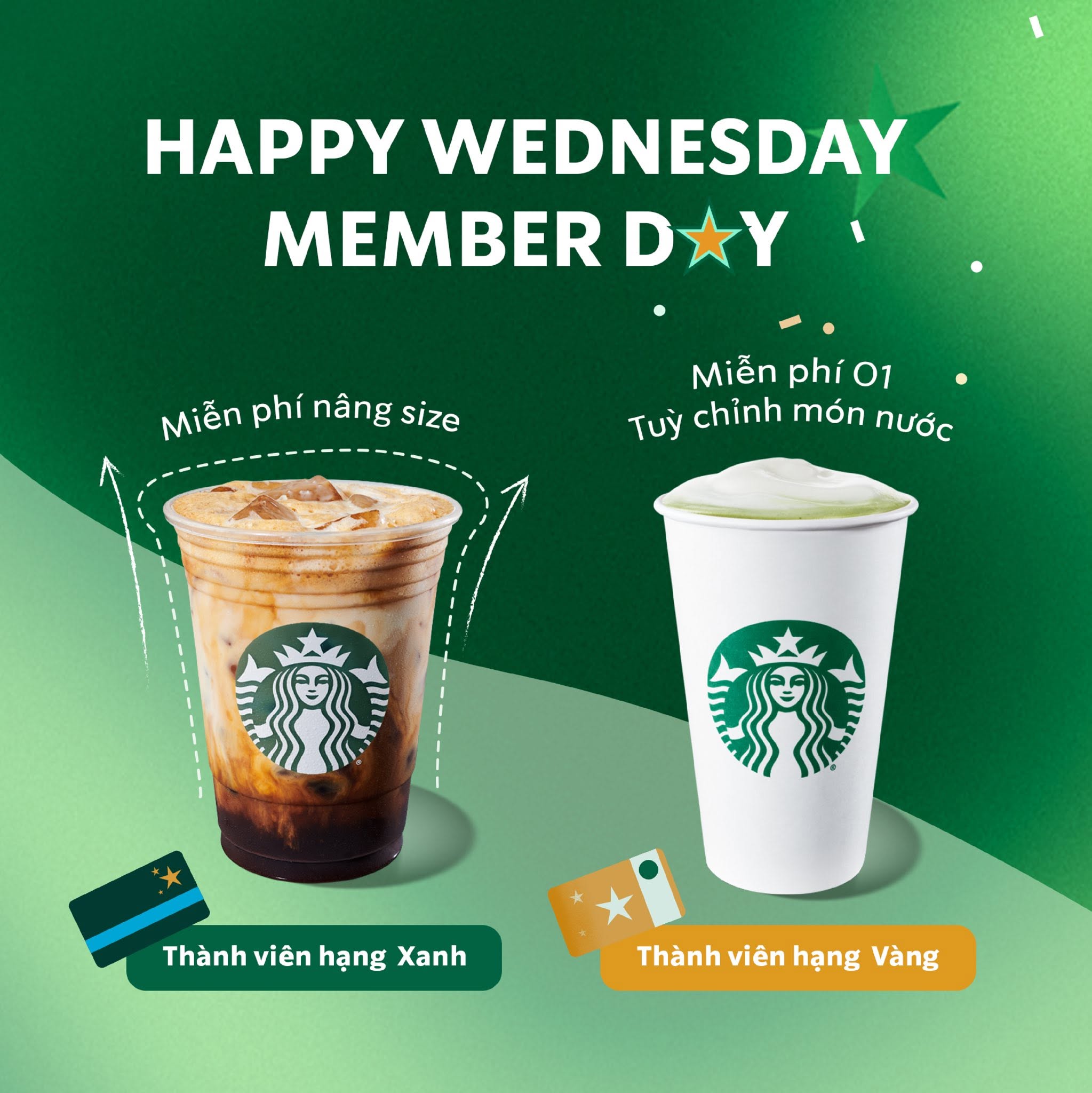 Starbucks triển khai Mobile Marketing qua ứng dụng và chương trình thành viên với ưu đãi, phần thưởng và quyền lợi dành cho khách hàng.
