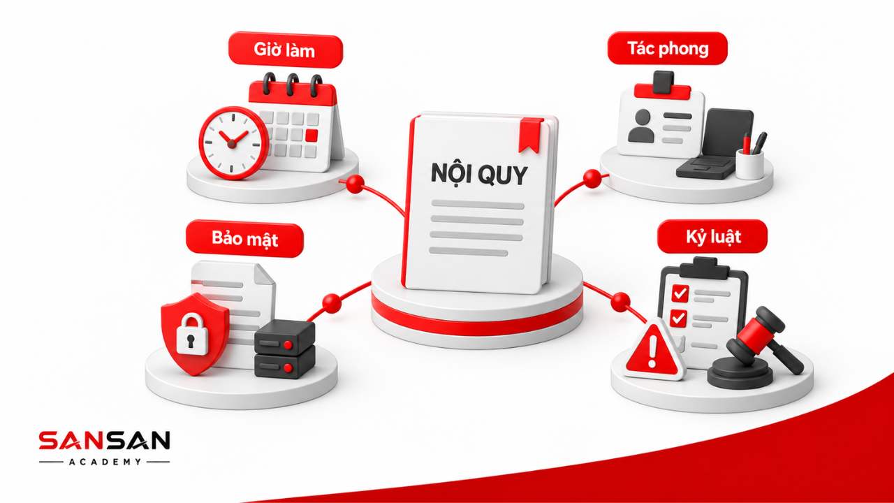 Nội dung nội quy công ty về giờ làm tác phong bảo mật và kỷ luật