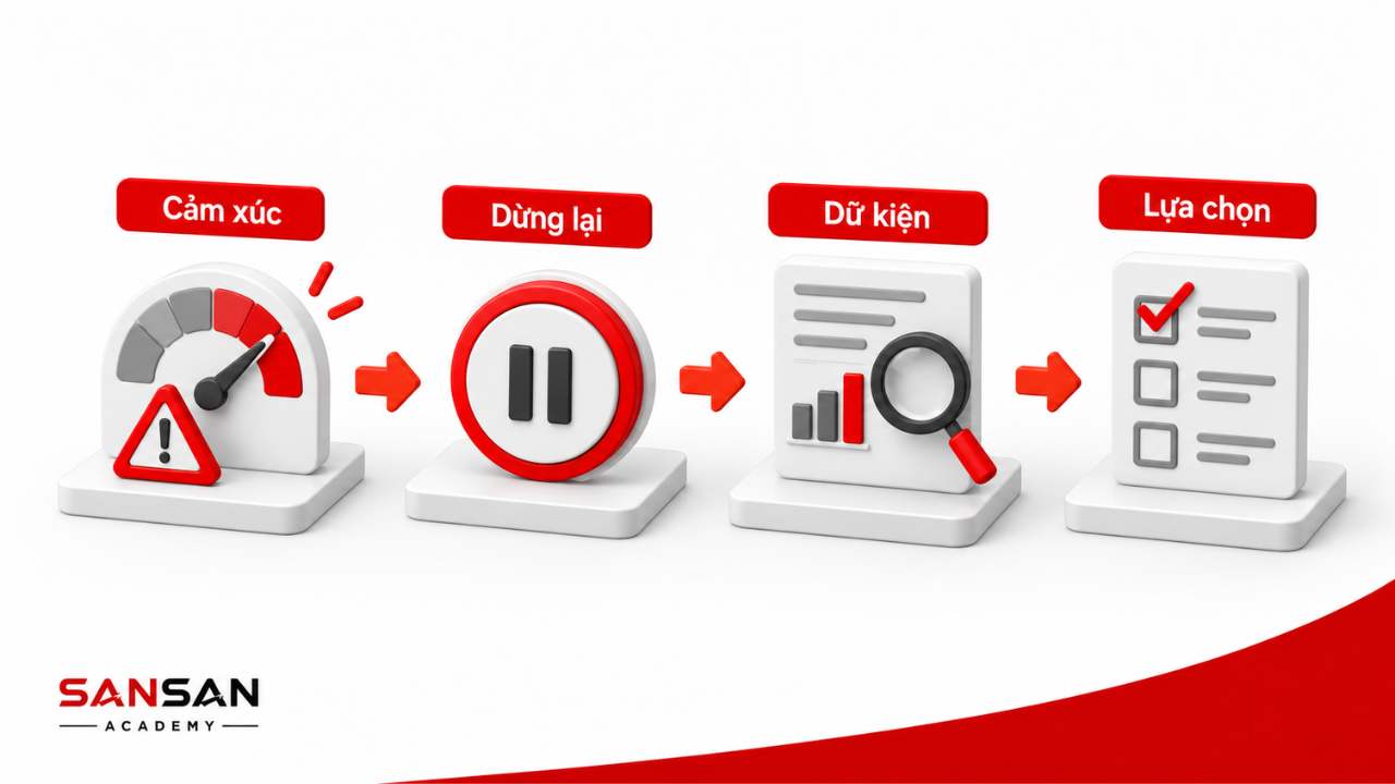 Quản lý cảm xúc trước khi đưa ra quyết định