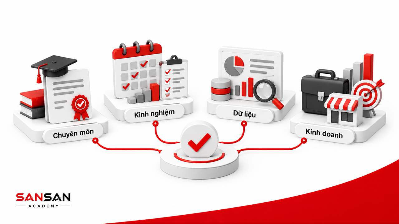 Yêu cầu của Operation Manager về chuyên môn kinh nghiệm dữ liệu và kinh doanh