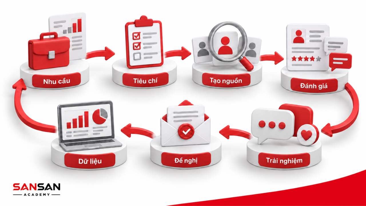 Quy trình công việc của người làm Talent Acquisition