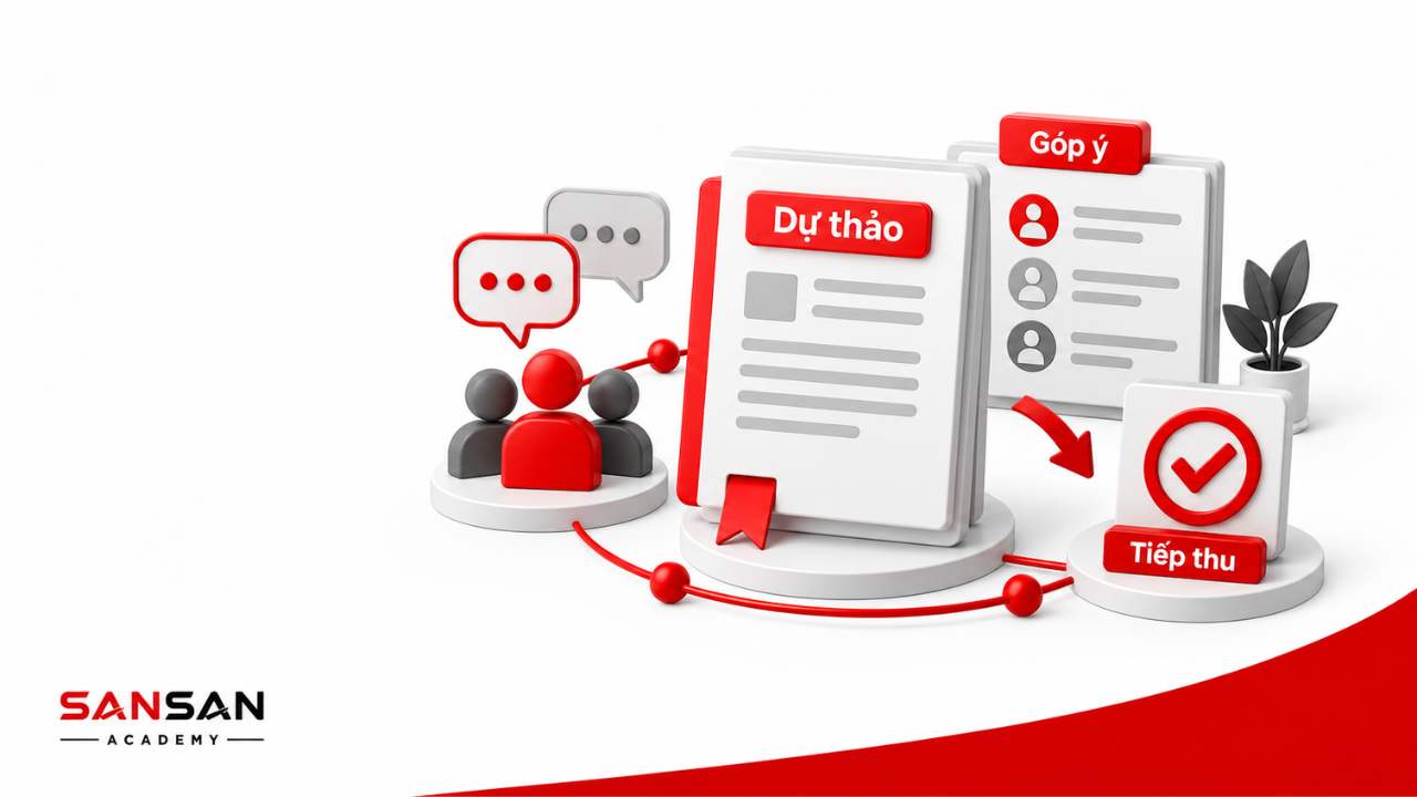 Quy trình tham vấn góp ý và tiếp thu trước khi ban hành nội quy công ty