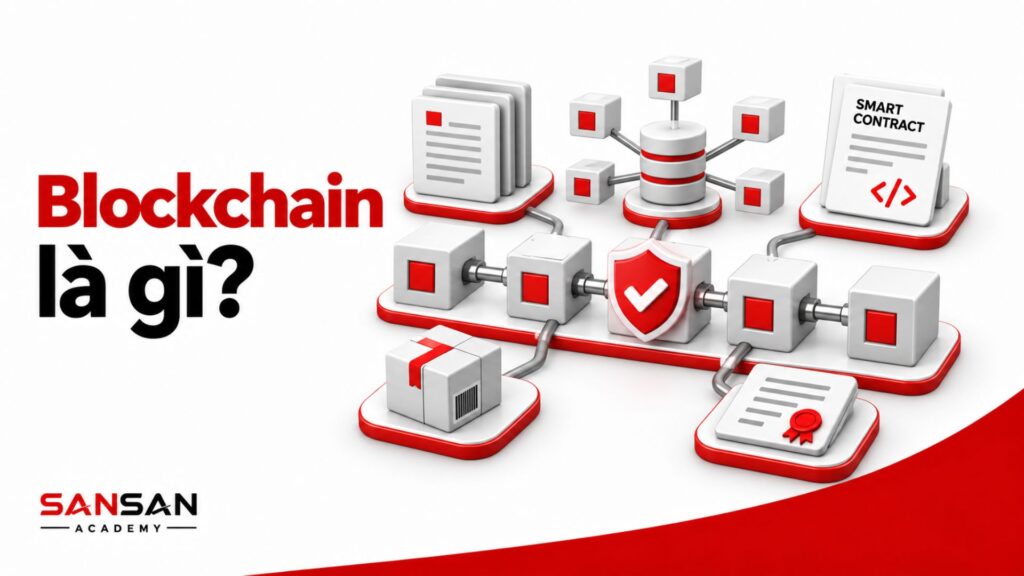 Các khối dữ liệu liên kết tạo thành mạng lưới có thể kiểm chứng.
