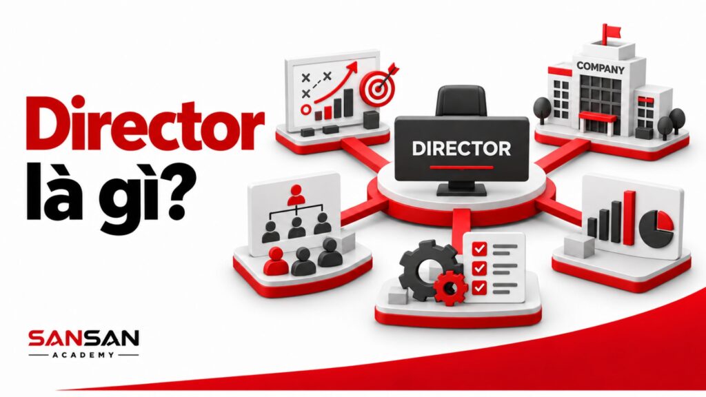 Director trong doanh nghiệp với vai trò chiến lược, quản lý đội ngũ và kết quả