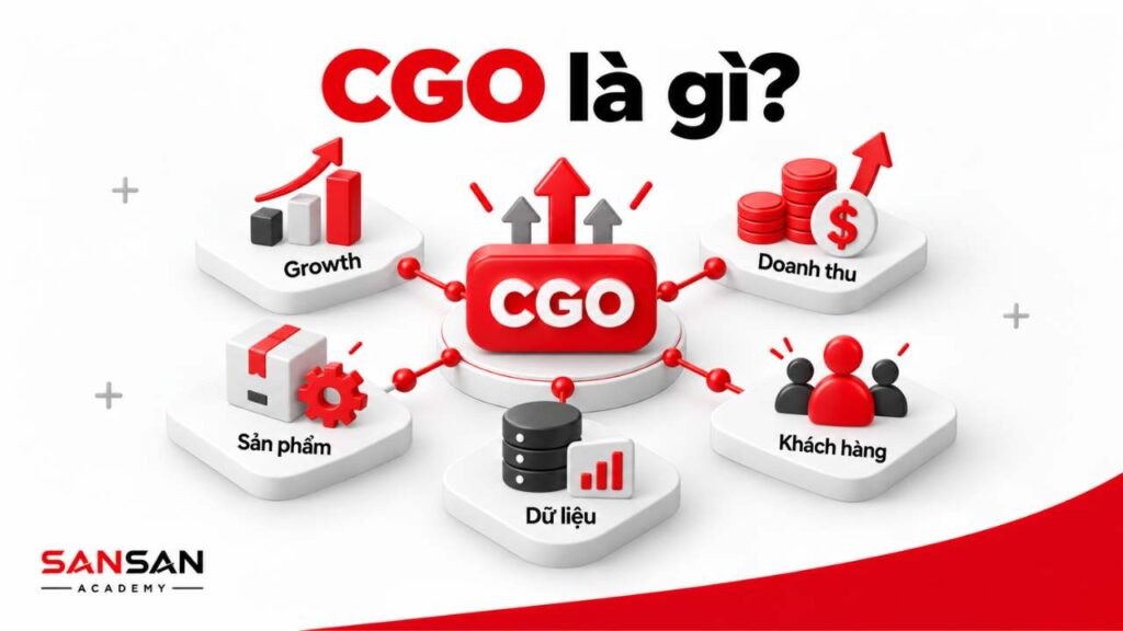 CGO kết nối tăng trưởng, doanh thu, sản phẩm, dữ liệu và khách hàng