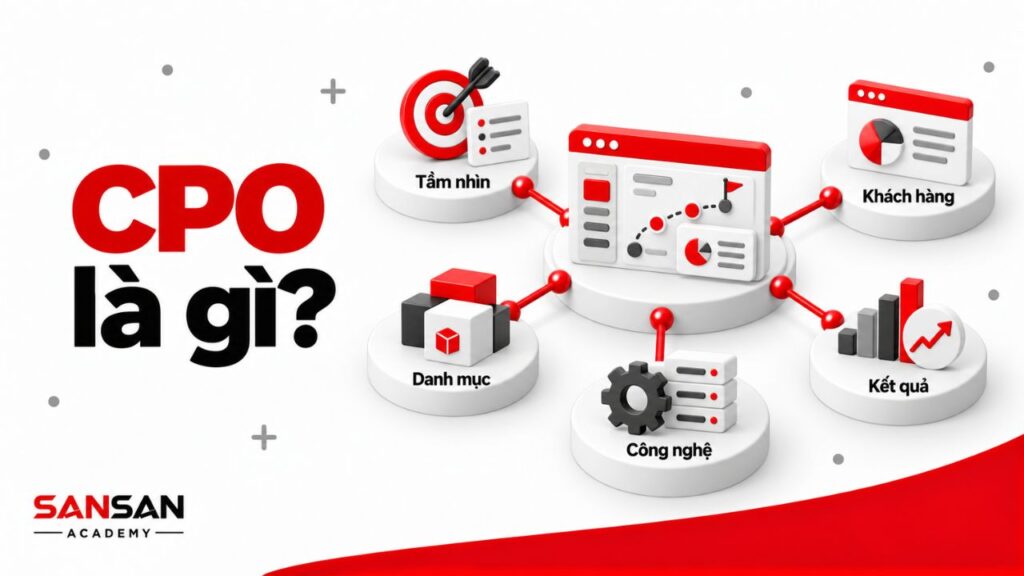 CPO chịu trách nhiệm kết nối tầm nhìn sản phẩm với khách hàng, danh mục, công nghệ và kết quả kinh doanh của doanh nghiệp.