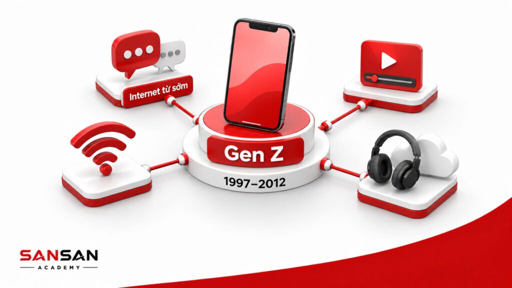 Gen Z trong môi trường Internet, smartphone và nội dung trực tuyến