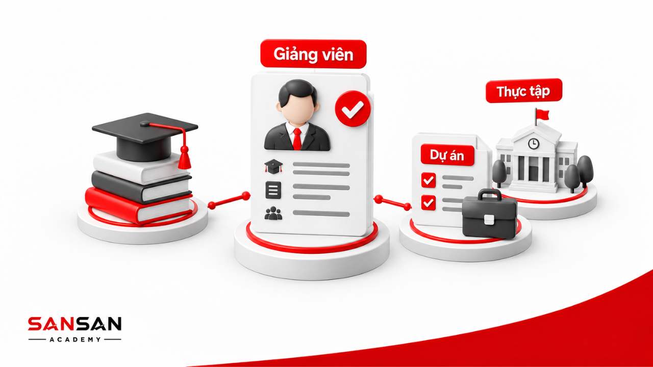 Giảng viên có thể làm người tham chiếu cho sinh viên và người mới tốt nghiệp