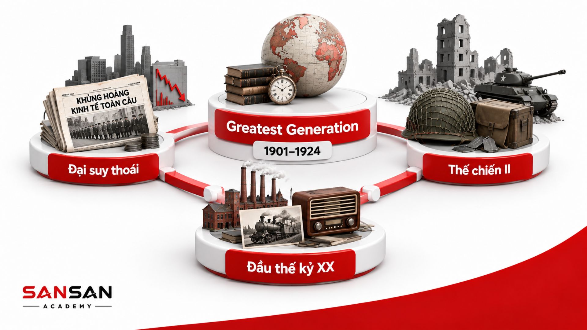 Greatest Generation giữa Đại suy thoái và Thế chiến thứ hai
