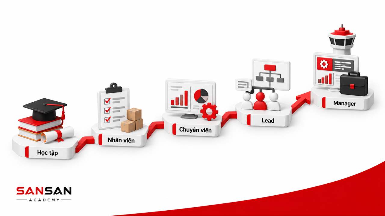 Lộ trình nghề nghiệp từ học tập đến Operation Manager