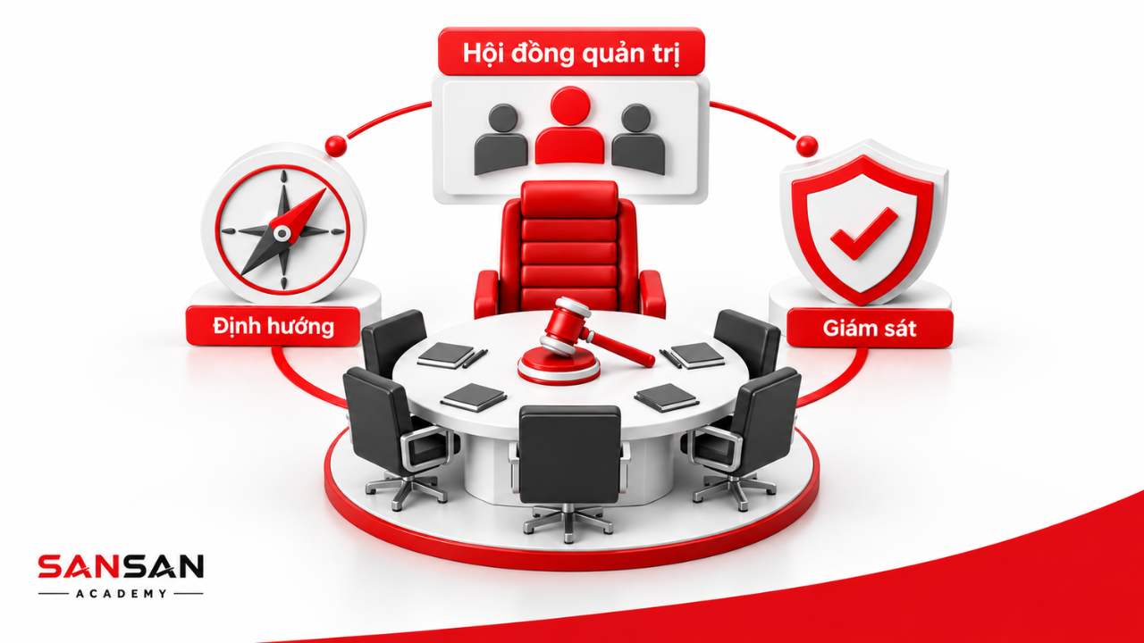 Chairman dẫn dắt Hội đồng quản trị trong định hướng và giám sát doanh nghiệp
