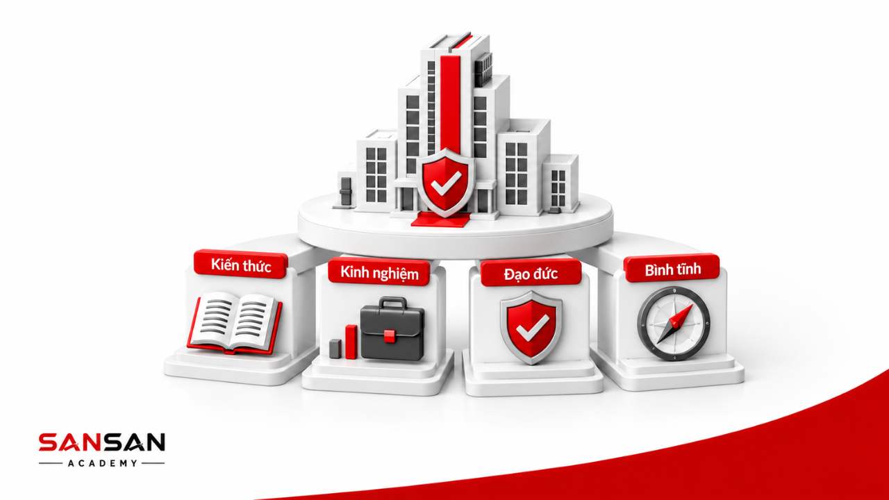 Kiến thức kinh nghiệm đạo đức và sự bình tĩnh của Tổng giám đốc