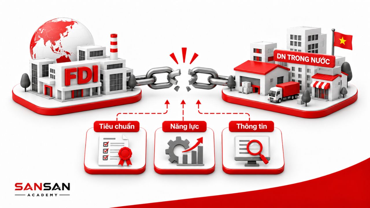 Liên kết FDI với doanh nghiệp trong nước cần năng lực và thông tin
