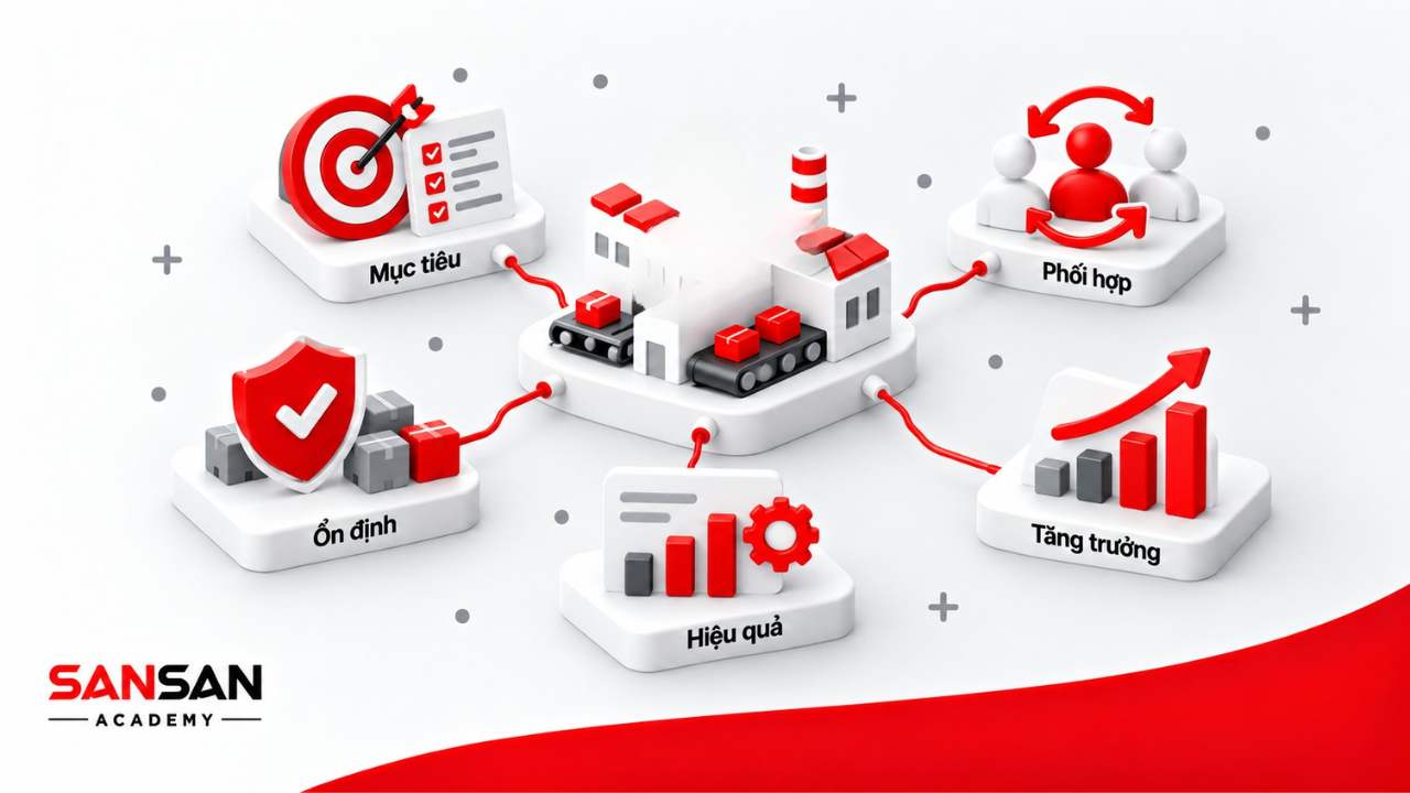 Vai trò Production Manager trong phối hợp, ổn định vận hành, hiệu quả và tăng trưởng