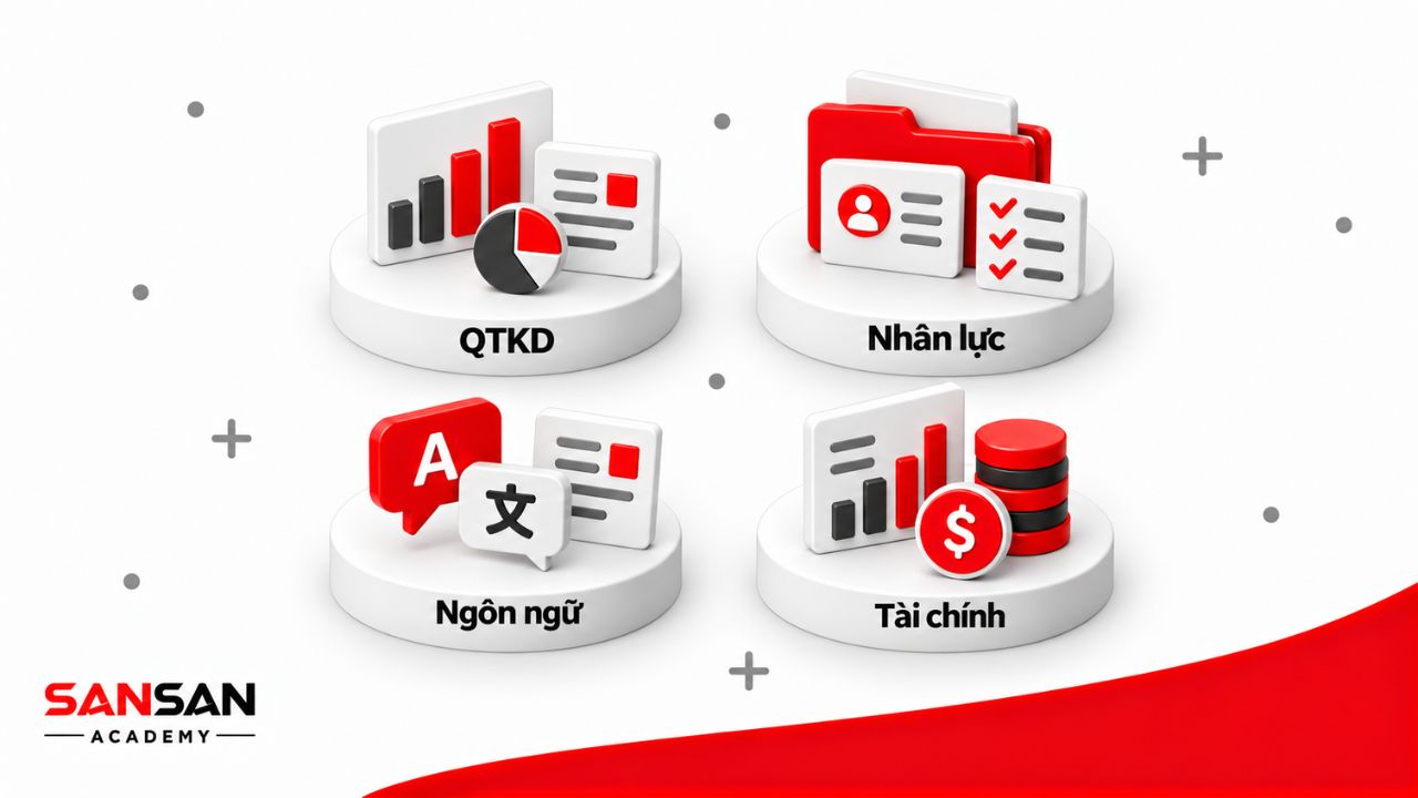 Các ngành phù hợp với nghề trợ lý giám đốc gồm quản trị kinh doanh, quản trị nhân lực, ngôn ngữ và tài chính kế toán.