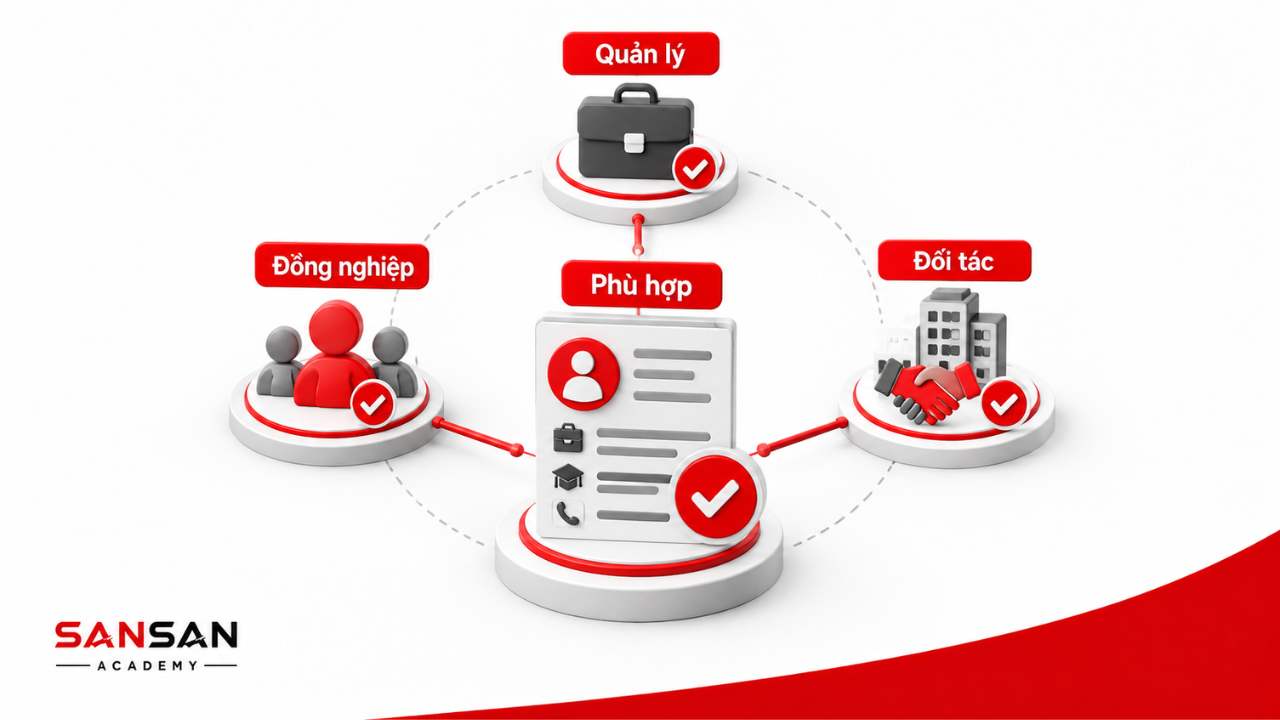 Cách chọn người tham chiếu phù hợp từ quản lý đồng nghiệp hoặc đối tác