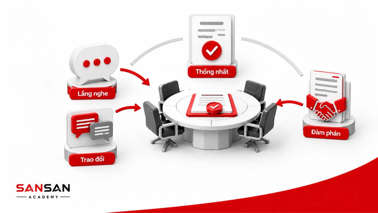 Kỹ năng giao tiếp lắng nghe và đàm phán của Chairman