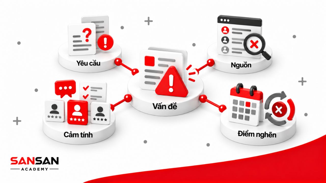 Các vấn đề tuyển dụng thường gặp gồm yêu cầu mơ hồ, nguồn ứng viên không phù hợp, đánh giá cảm tính và điểm nghẽn kéo dài tiến độ.