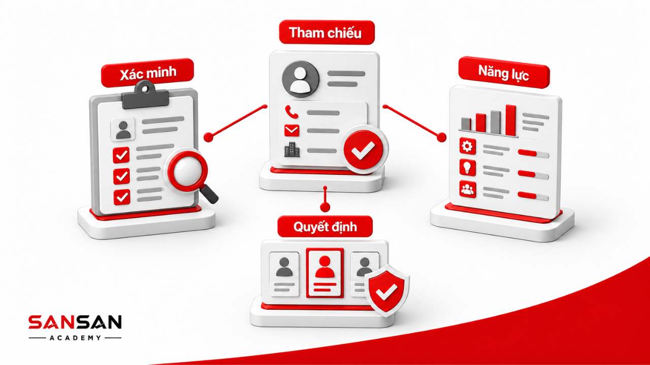 Vai trò của người tham chiếu trong xác minh năng lực và hỗ trợ quyết định tuyển dụng