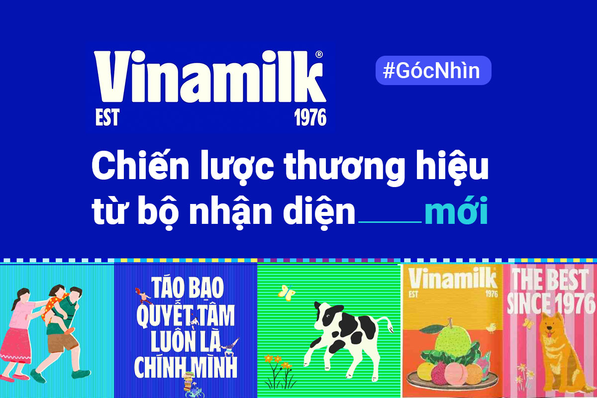 Rebranding Vinamilk với hệ thống nhận diện thương hiệu mới được giới thiệu năm 2023