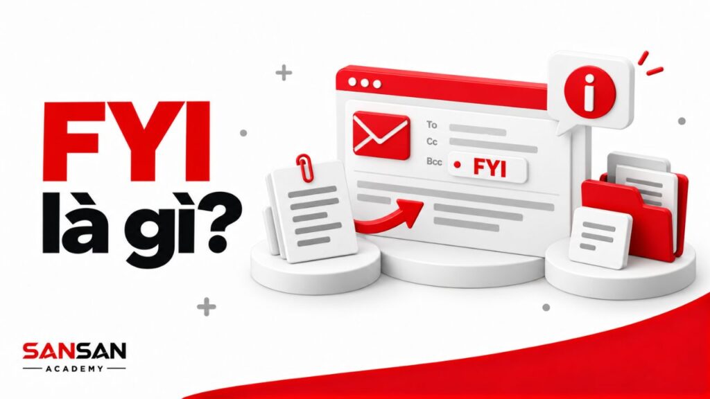 FYI giúp chia sẻ thông tin để người nhận nắm tình hình
