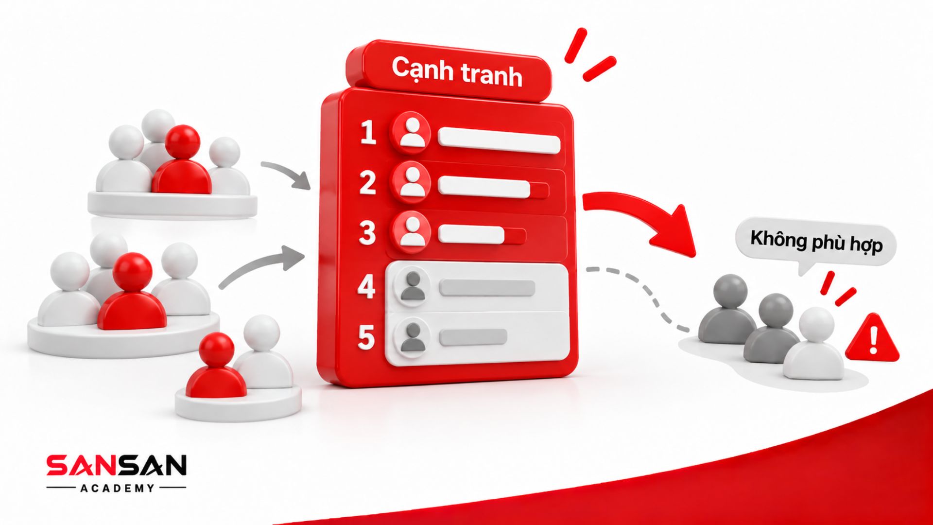 Sai lầm khi tạo cơ chế cạnh tranh không phù hợp với người dùng trong Gamification