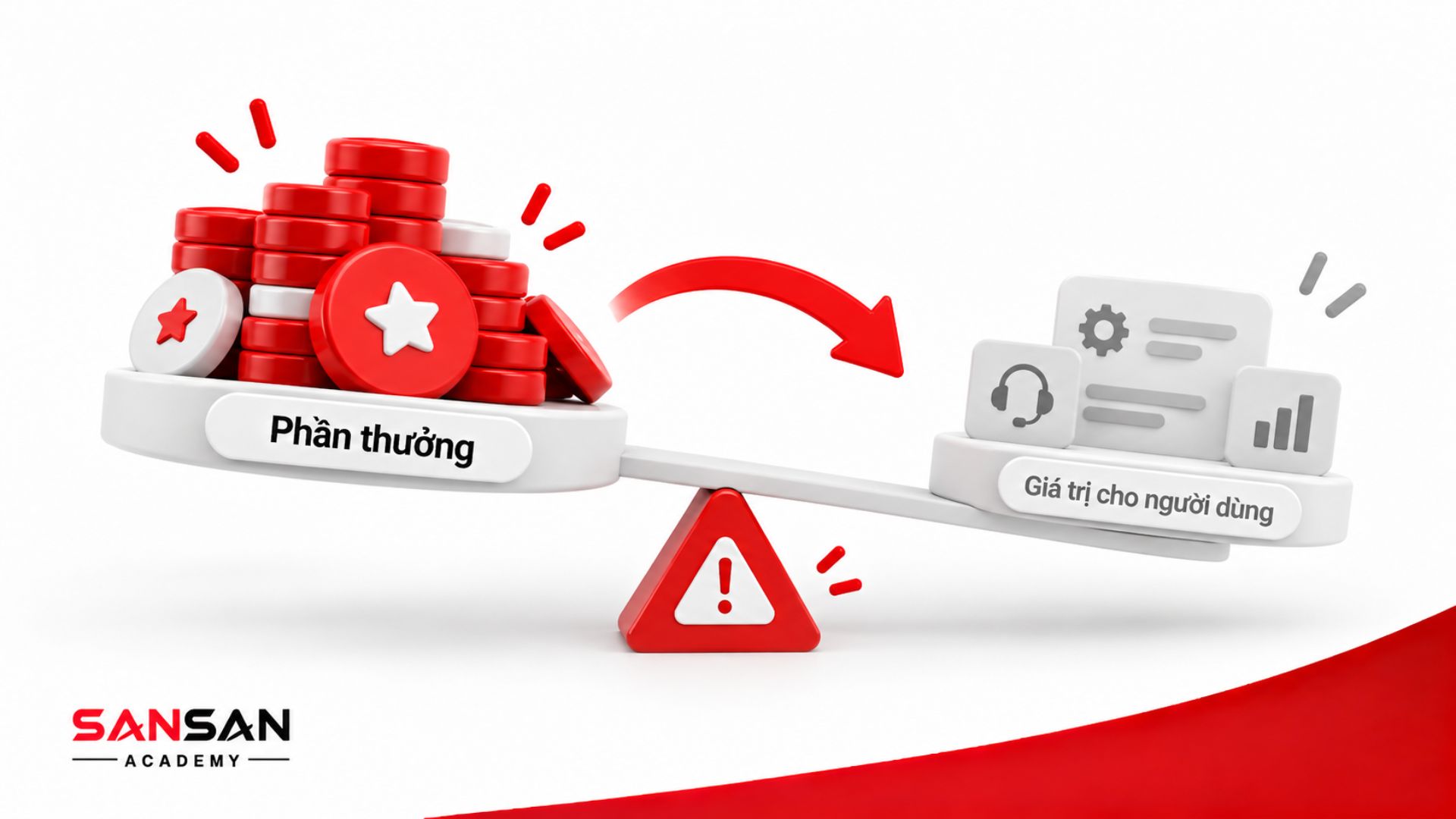 Sai lầm khi Gamification chỉ tập trung vào phần thưởng mà thiếu giá trị cho người dùng