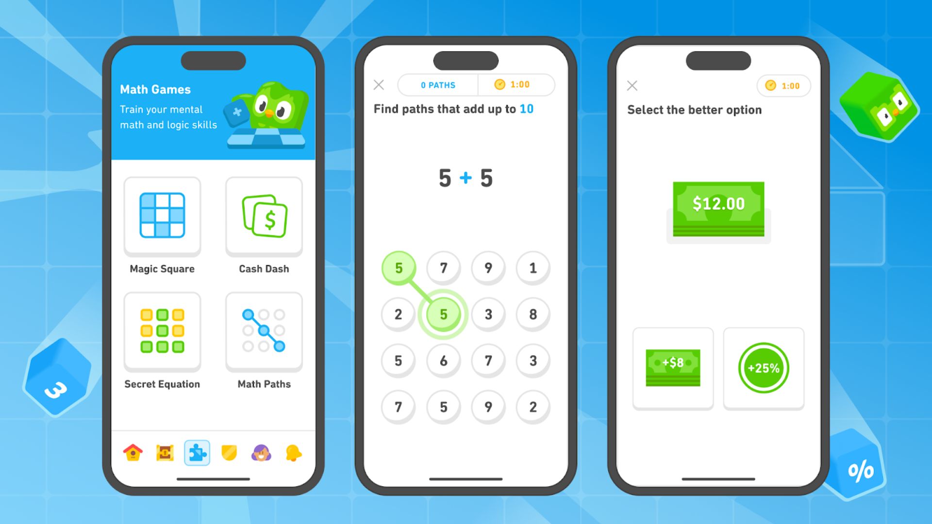 Ví dụ Gamification của Duolingo với các trò chơi học tập, thử thách và phần thưởng