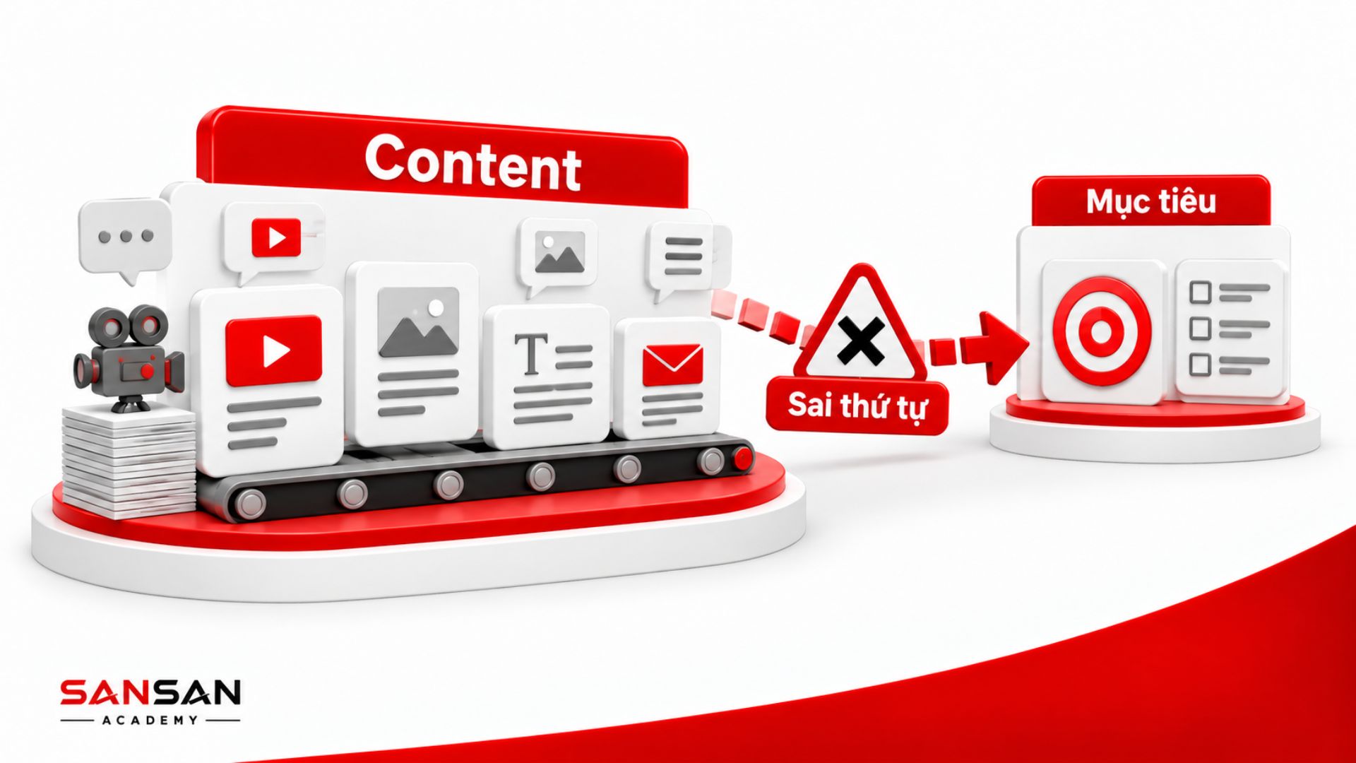 Sai lầm xây Content trước khi xác định mục tiêu trong Content Strategy