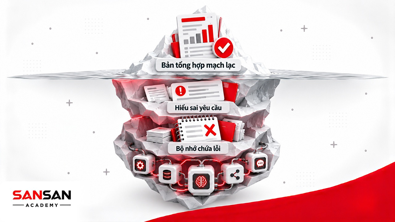 Tảng băng lỗi ẩn dưới bản tổng hợp của AI Agentể chạy nhiều bước