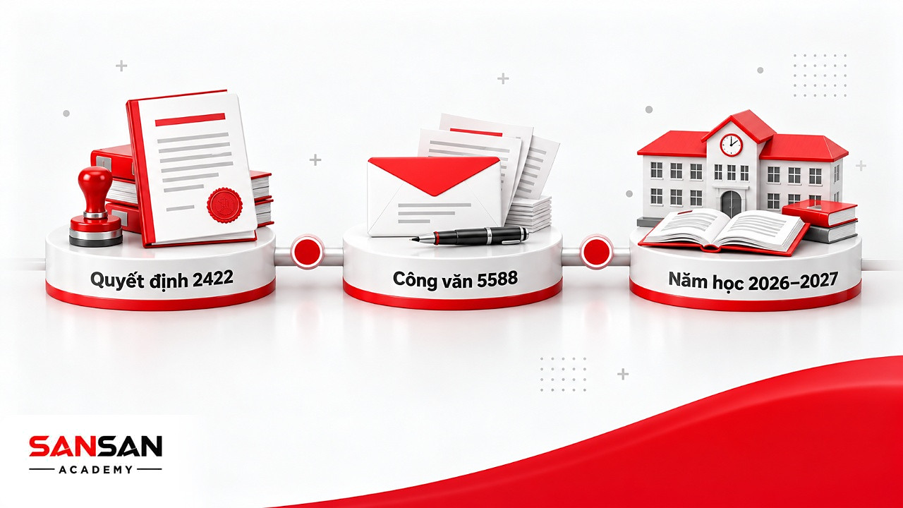 Mốc quyết định, công văn, năm học áp dụng: AI trong giáo dục thiếu định hướng