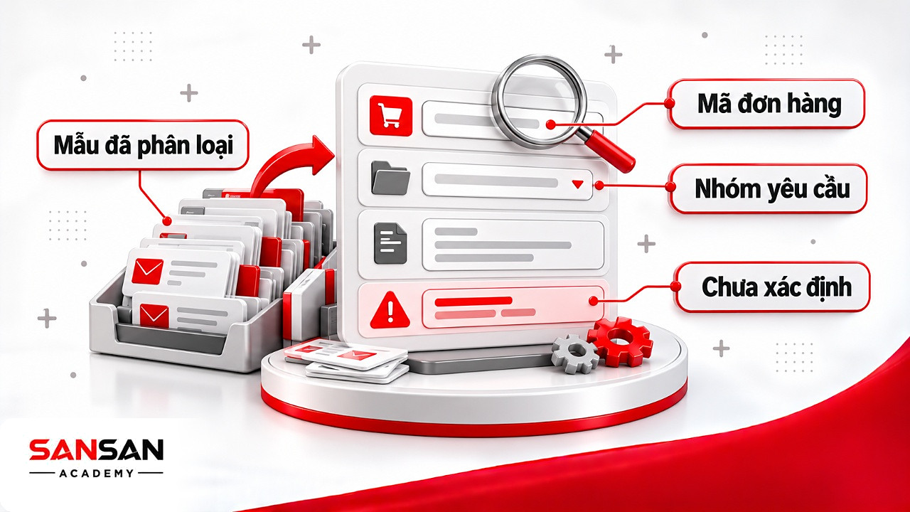 Phiếu đầu ra AI có trường cố định: AI Workflowéo sai cả quy trình