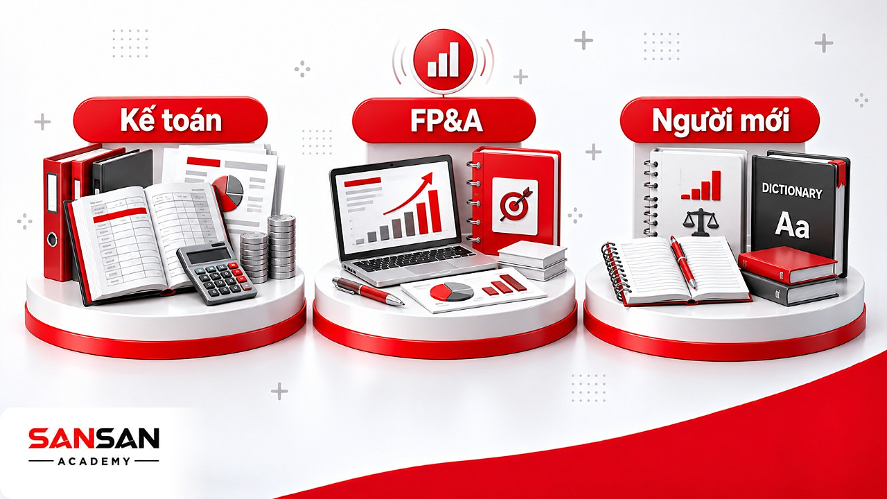 Ba bệ đại diện nhóm người phù hợp với CMA: kế toán, chuyên viên FP&A và người mới vào nghề