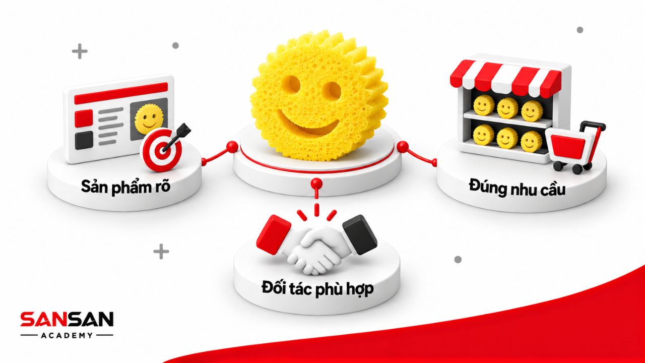 Sản phẩm Scrub Daddy kết nối nhu cầu thị trường với đối tác kinh doanh phù hợp