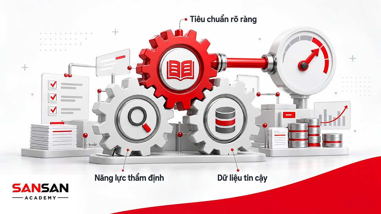 Ba bánh răng tiêu chuẩn, năng lực thẩm định và dữ liệu tin cậy ăn khớp để thị trường tài chính xanh vận hành