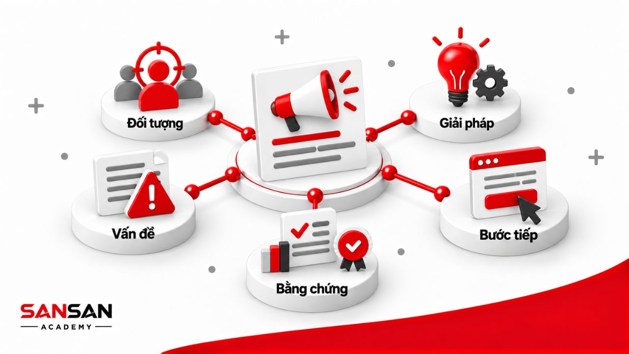 Kết nối đối tượng, vấn đề, giải pháp, bằng chứng và bước tiếp theo